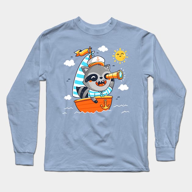 Sailing Long Sleeve T-Shirt by Drud